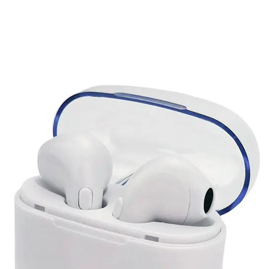 Clear Top Dual Chamber Wireless Bluetooth Earphones With Charging Box - Image 37