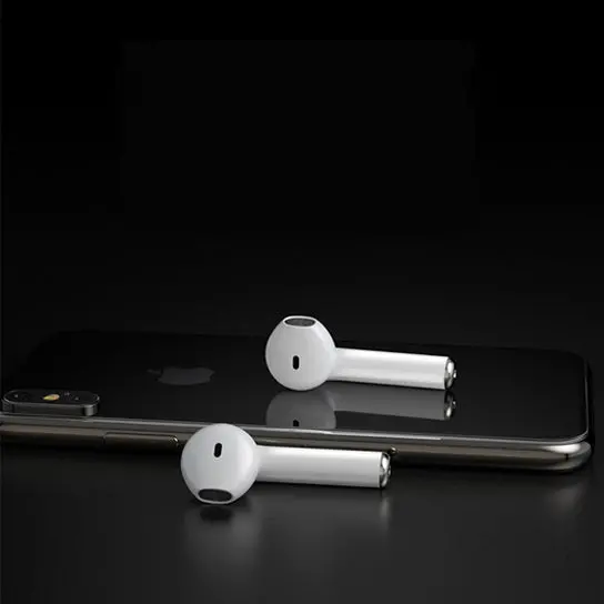 Clear Top Dual Chamber Wireless Bluetooth Earphones With Charging Box - Image 8