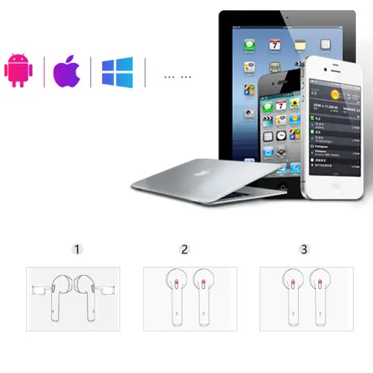 Clear Top Dual Chamber Wireless Bluetooth Earphones With Charging Box - Image 9