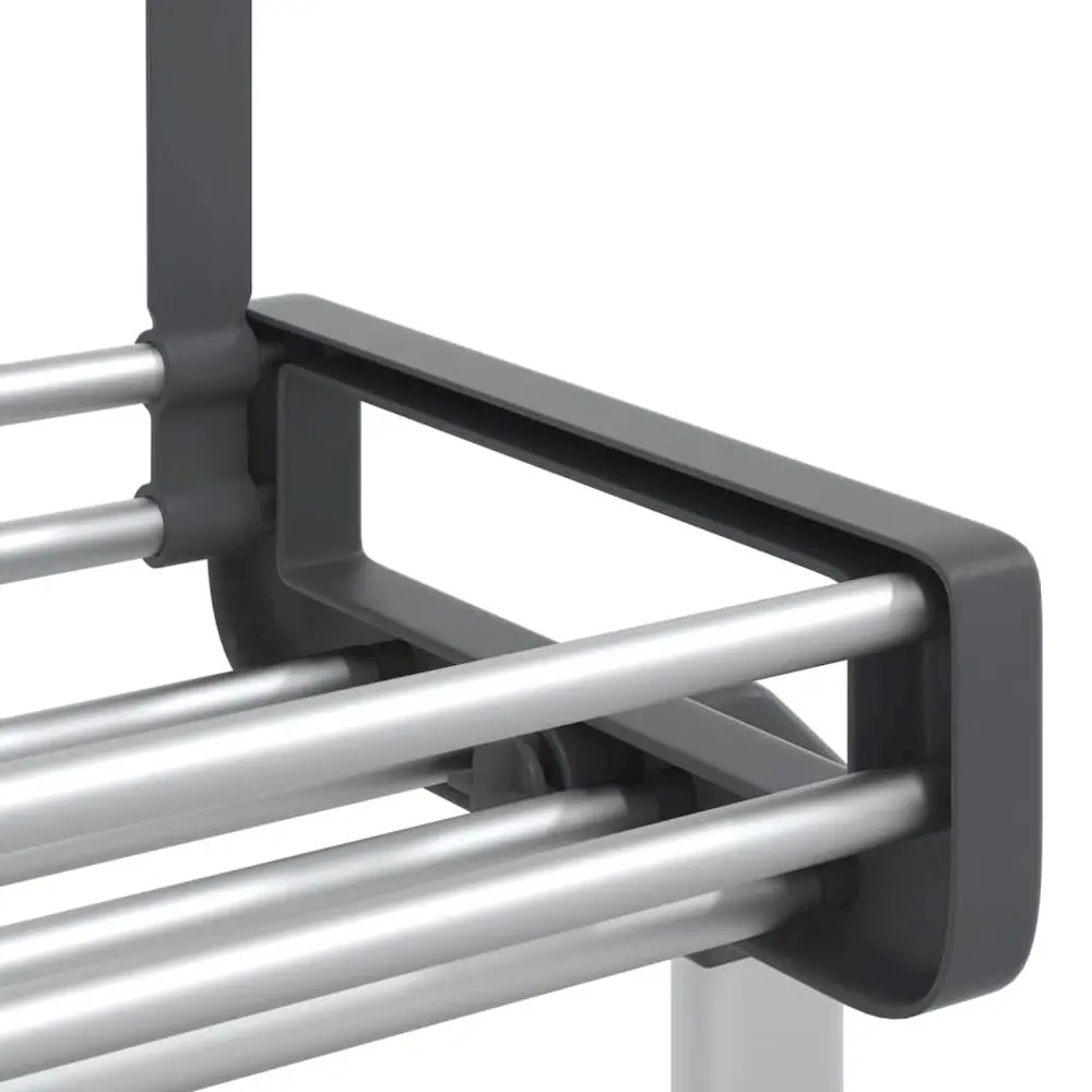 Door Organizer with 5 Shelves 20.5"x7.9"x53.1" Aluminum - Image 10